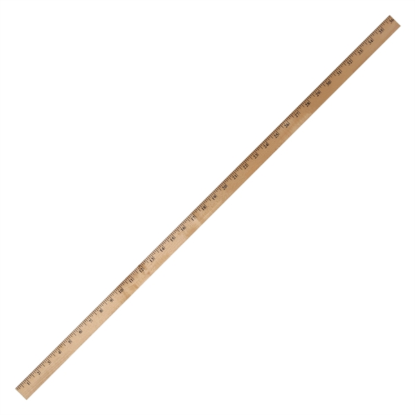 1/4" Thick Clear Lacquered Yardstick - Image 3