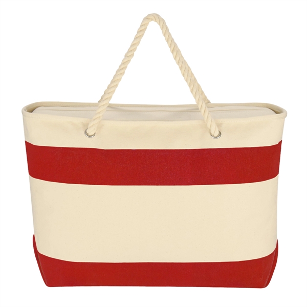 Large Cruising Tote Bag With Rope Handles - Image 11