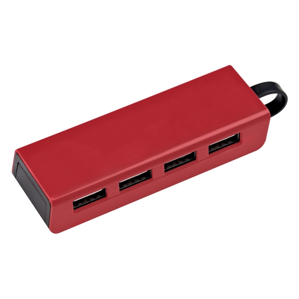 4-Port Traveler USB Hub With Phone Stand - Image 13
