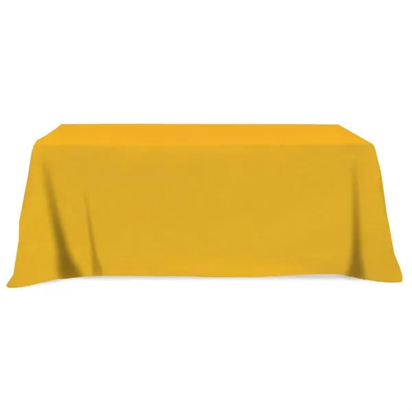 Flat Poly/Cotton 3-sided Table Cover - fits 8' table - Image 16