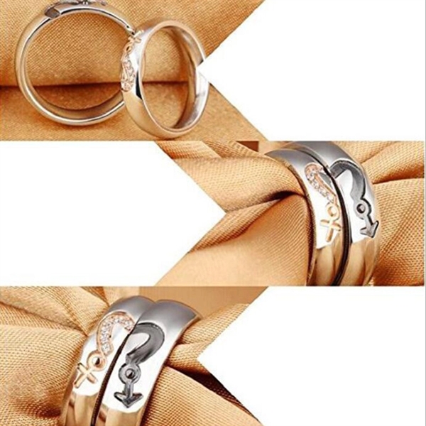 Stainless Steel Couple Ring     - Image 2