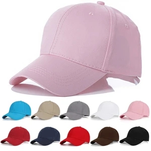 100% Cotton Hats Baseball Caps for Men and Women
