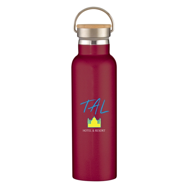 21 Oz. Liberty Stainless Steel Bottle With Wood Lid - Image 26