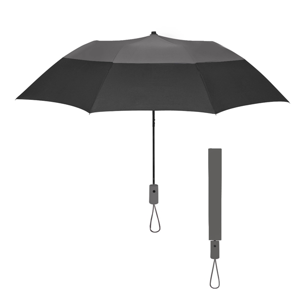 46" Arc Color Top Folding Umbrella - Image 11