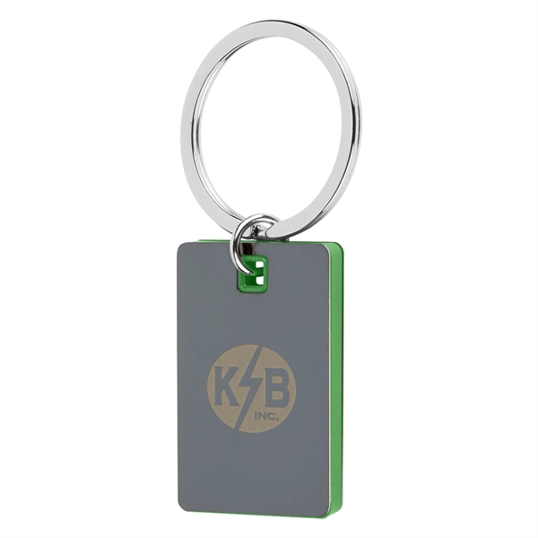 Color Block Mirrored Key Tag - Image 10