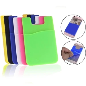 Silicone Credit Card Holder Phone Wallet