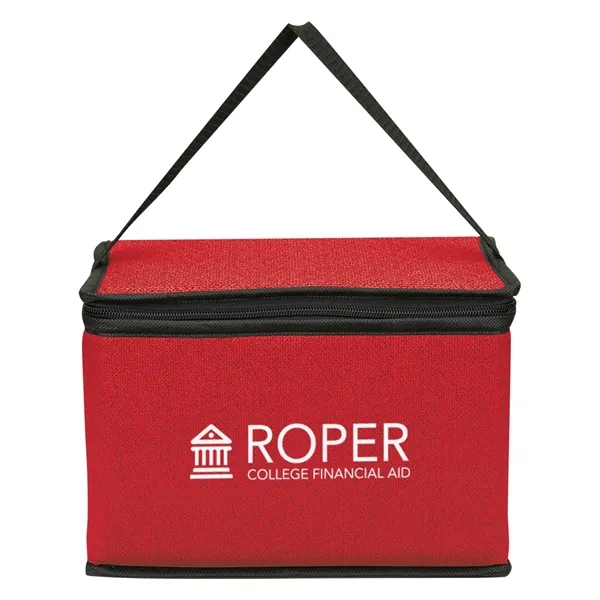 Heathered Non-Woven Cooler Lunch Bag - Image 9