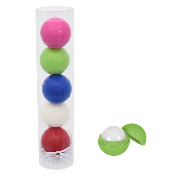 5-Piece LIp Moisturizer Ball Tube Gift Set - Image 4