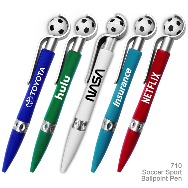 Soccer Ball Sports Ballpoint Pen - Image 1