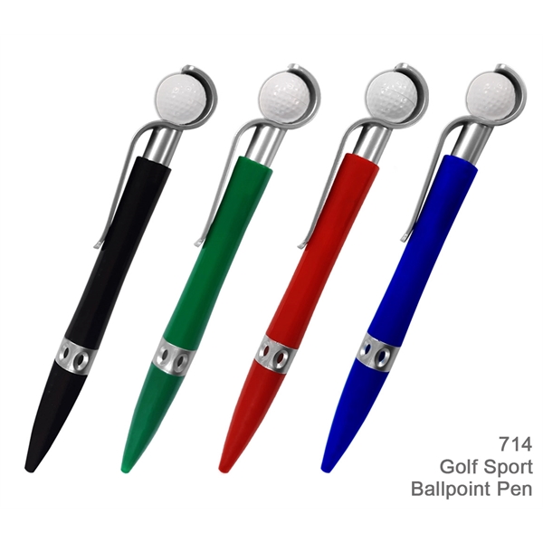 Golf Ball Sports Ballpoint Pen - Image 2