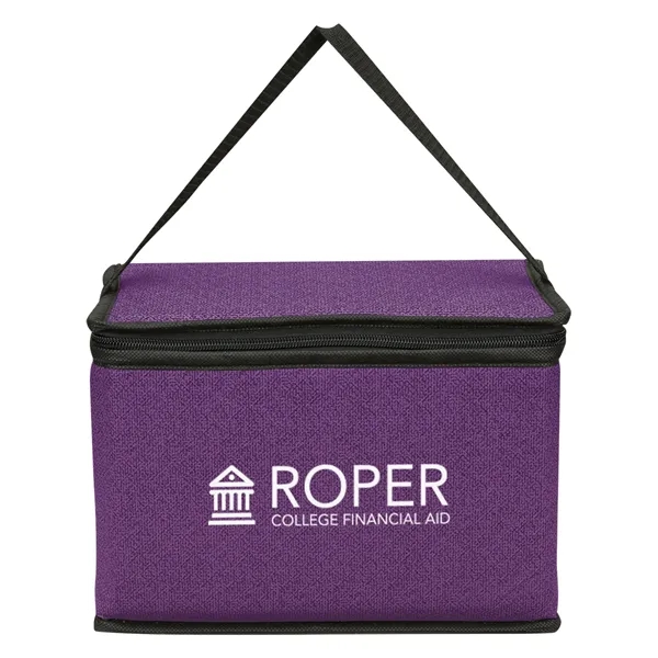 Heathered Non-Woven Cooler Lunch Bag - Image 10