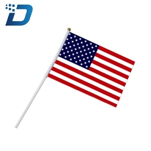 American Big Player Waving Flag