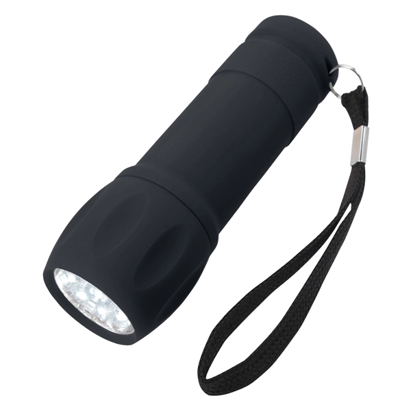 Rubberized Torch Light with Strap - Image 7