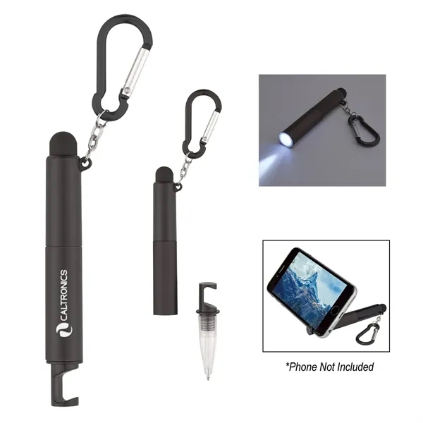 4-In-1 Light Up Stylus Pen With Carabiner - Image 14