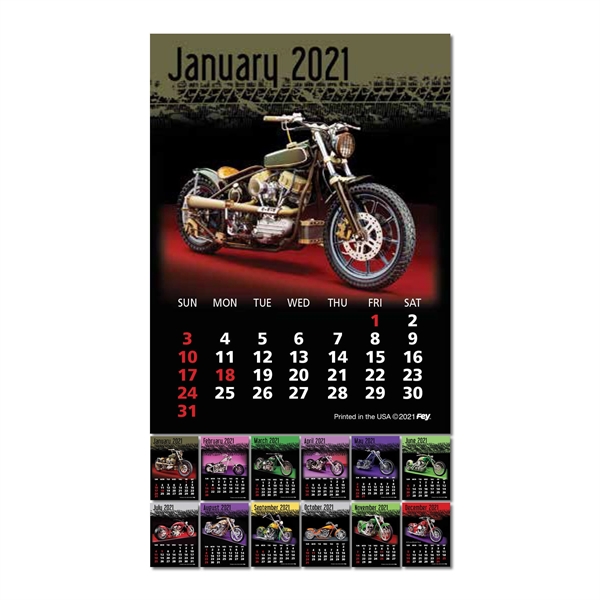 Delivery Van Peel-N-Stick® Calendar - Image 31