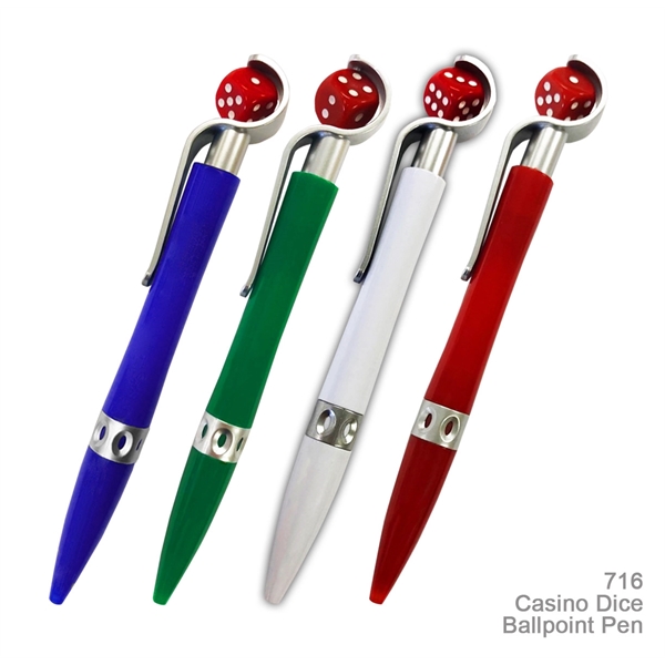Casino Dice Ballpoint Pen - Image 2