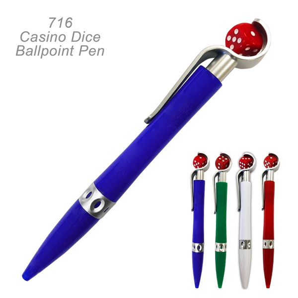 Casino Dice Ballpoint Pen - Image 3