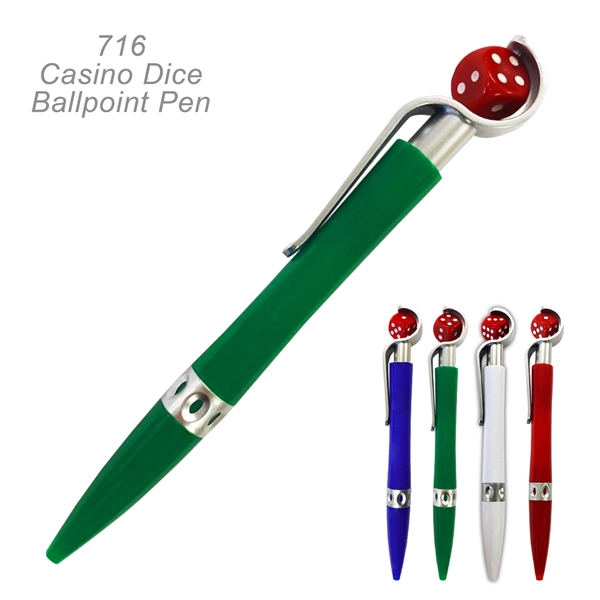 Casino Dice Ballpoint Pen - Image 5