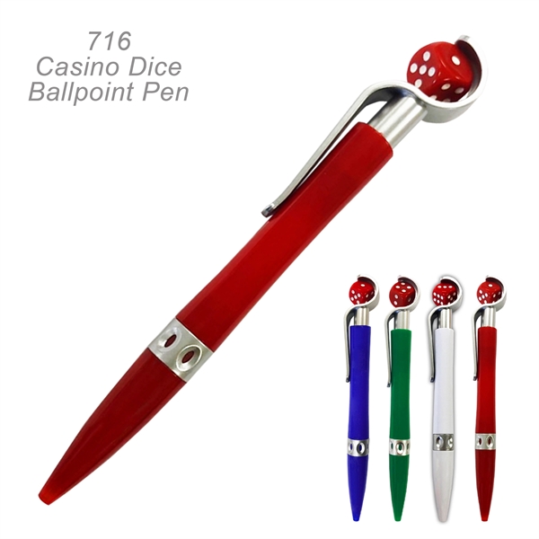 Casino Dice Ballpoint Pen - Image 7