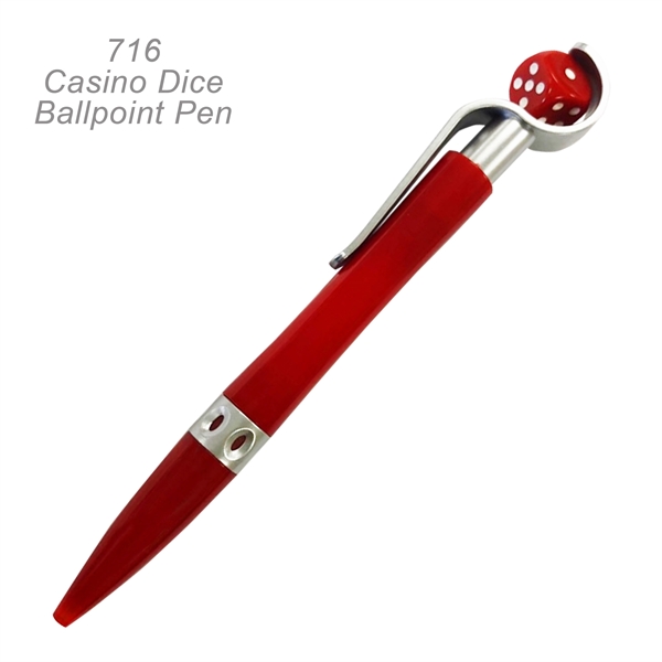 Casino Dice Ballpoint Pen - Image 8