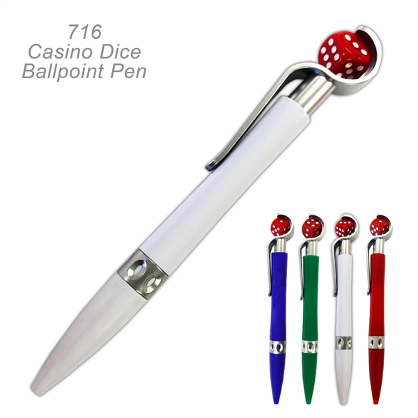 Casino Dice Ballpoint Pen - Image 9