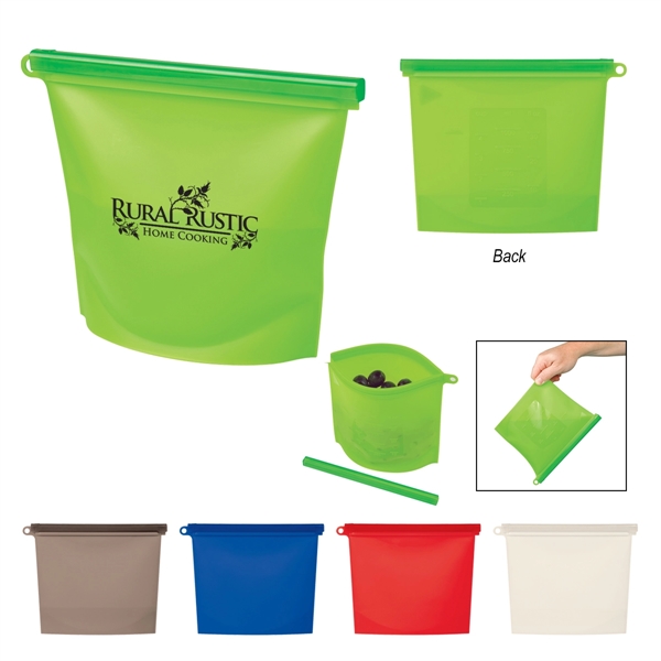 Reusable Food Bag With Plastic Slider - Image 1