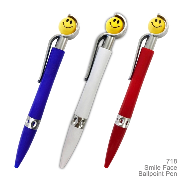 Smile Face Novelty Ballpoint Pen - Image 2