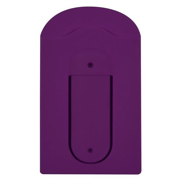 Silicone Vent Phone Wallet With Stand - Image 6