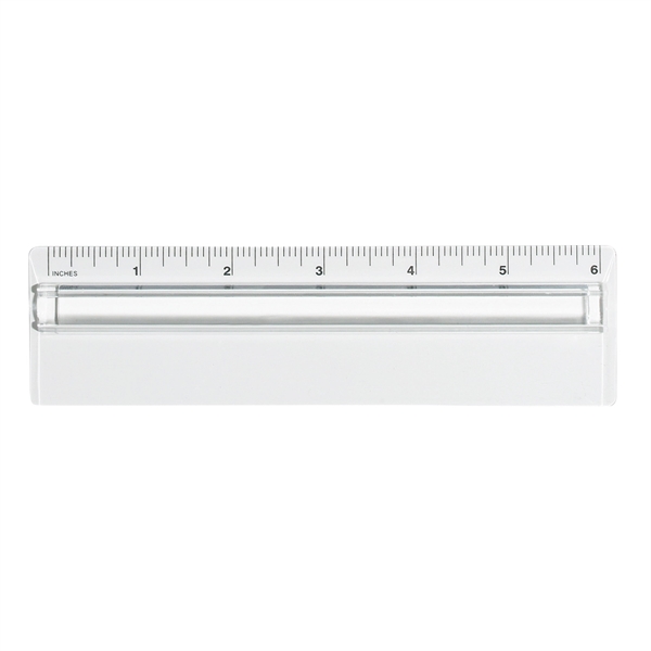 Plastic 6" Ruler With Magnifying Glass - Image 6