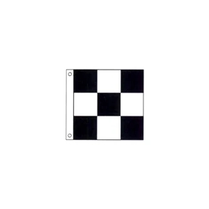 9 Square Checkered Printed Flags