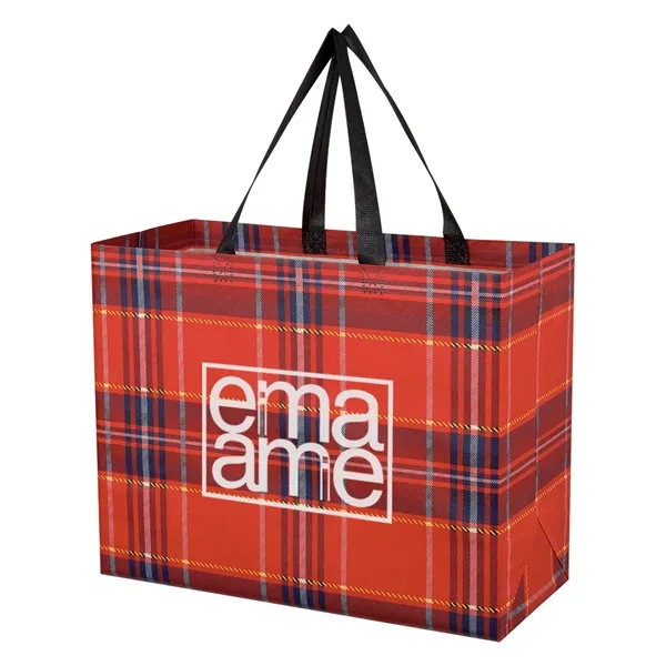 Soho Tartan Laminated Non-Woven Shopper Bag - Image 11