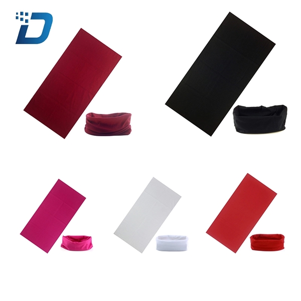 Pure Color Cooling Neck Gaiter/Face Mask/Kerchief - Image 3