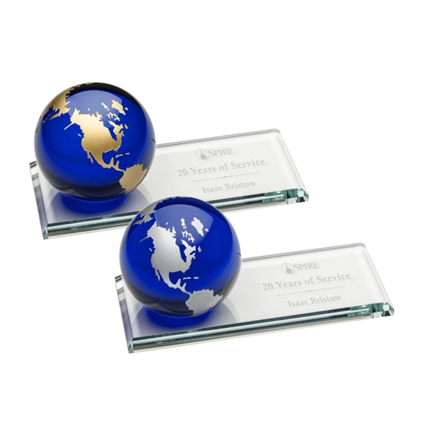 Fairfield Globe Award - Blue - Image 1