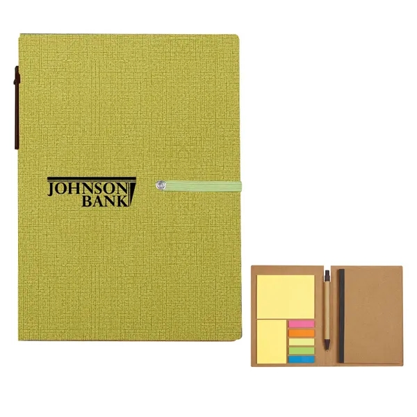 Notebook With Sticky Notes And Pen - Image 6
