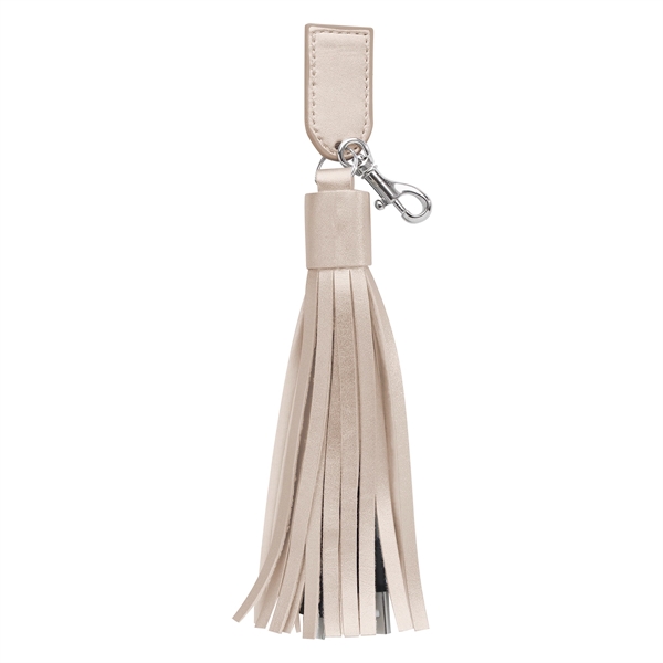 2-In-1 Charging Cables On Tassel Key Ring - Image 6