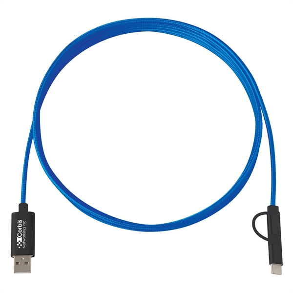 3-In-1 10 Ft. Braided Charging Cable - Image 12