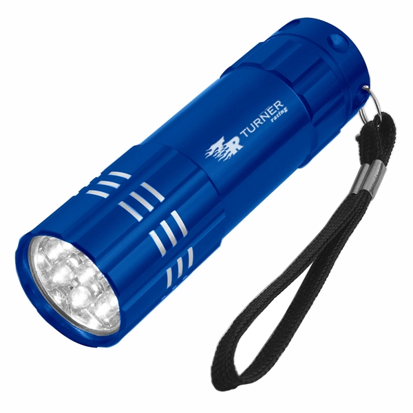 Aluminum LED Flashlight with Strap - Image 10