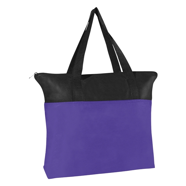 Non-Woven Zippered Tote Bag - Image 14