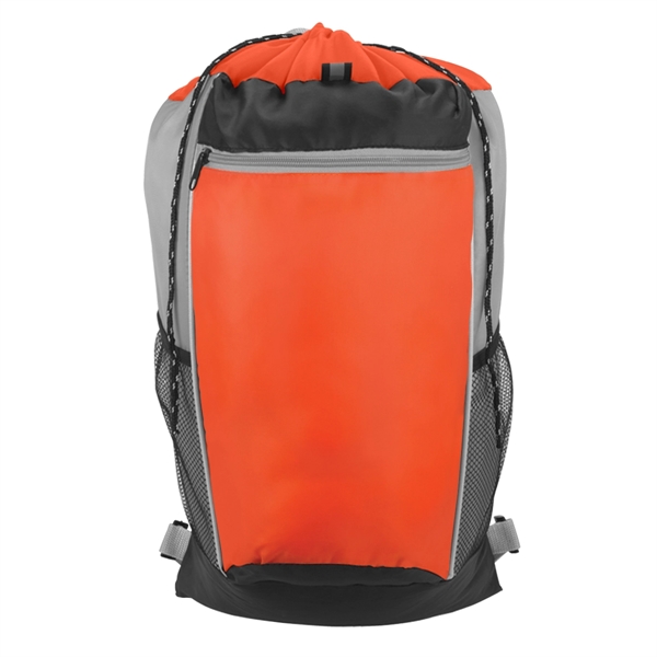 Tri-Color Drawstring Backpack - Image 12
