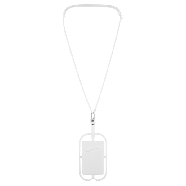 Silicone Lanyard With Phone Holder & Wallet - Image 20