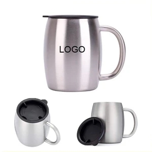14 Oz Double Walled Insulated Coffee Beer Mugs 