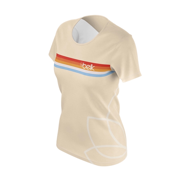 HAZEL Import Women's Dye-Sublimated Short Sleeve T-Shirt - Image 2