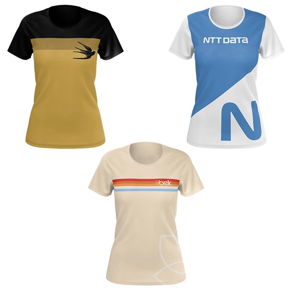 HAZEL Import Women's Dye-Sublimated Short Sleeve T-Shirt - Image 4