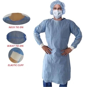 USA Stock Ready disposable gowns, non woven protective suite