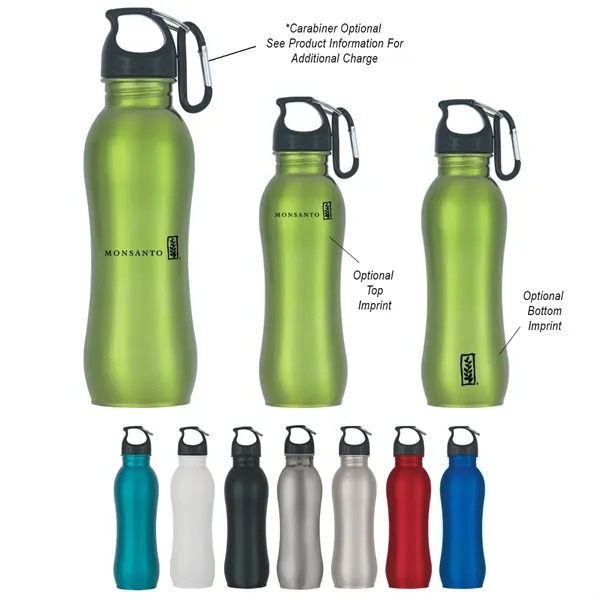 25 oz. Stainless Steel Grip Bottle - Image 1