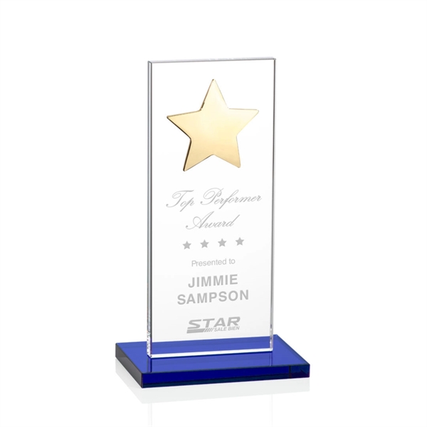 Dallas Star Award - Blue/Gold - Image 3