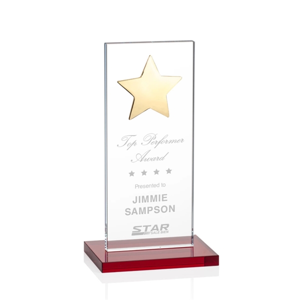 Dallas Star Award - Red/Gold - Image 3