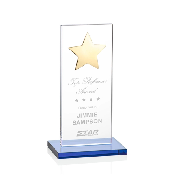 Dallas Star Award - Sky Blue/Gold - Image 3