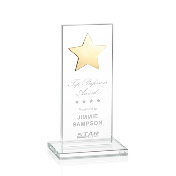 Dallas Star Award - Clear/Gold - Image 3
