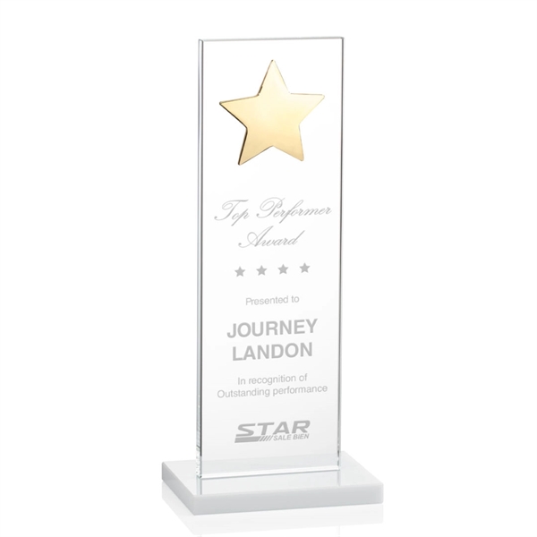 Dallas Star Award - White/Gold - Image 4